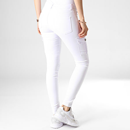 Girls Outfit - Jean Skinny Femme S353 Blanc