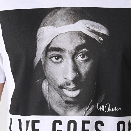 Only And Sons - Tee Shirt Rapper Blanc