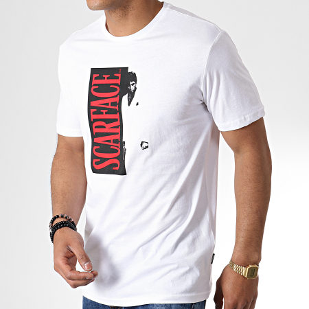 Only And Sons - Tee Shirt Scarface Cover Blanc