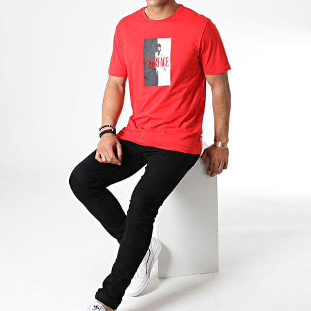 Only And Sons - Tee Shirt Scarface Cover Rouge