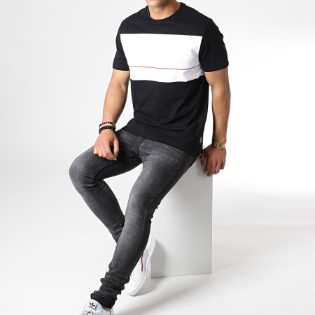 Only And Sons - Tee Shirt Lemar Noir Blanc