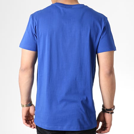 G-Star - Tee Shirt Graphic 14 D12997-336 Bleu Roi Camouflage 