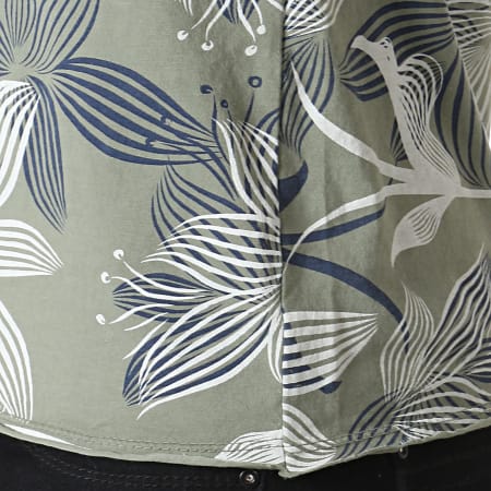 MTX - Tee Shirt TM0174 Vert Kaki Floral
