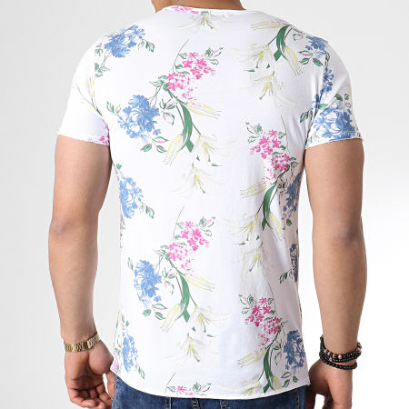 MTX - Tee Shirt TM0171 Blanc Floral