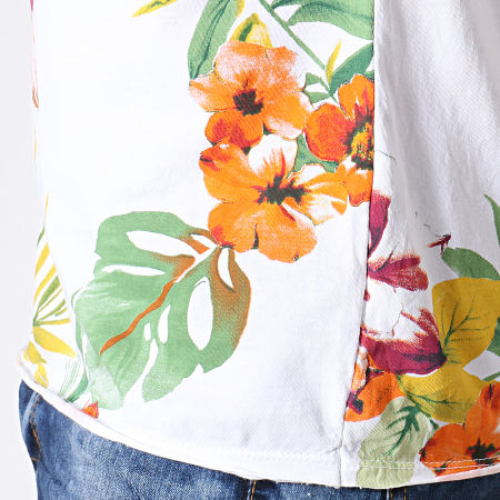 MTX - Tee Shirt TM0169 Blanc Floral
