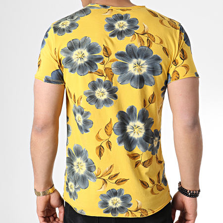 MTX - Tee Shirt TM0177 Floral Jaune
