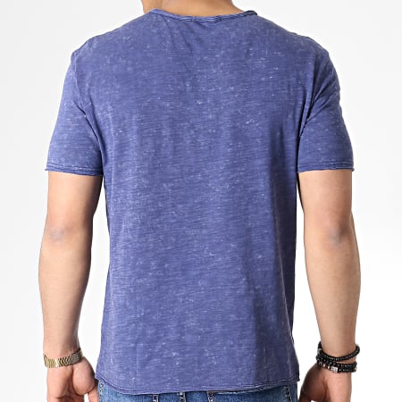 MTX - Tee Shirt Poche F1017 Bleu Ciel Chiné 