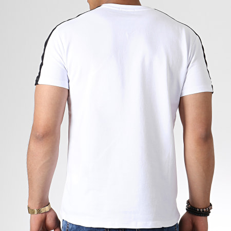 Aarhon - Tee Shirt 91318 Blanc Noir Rouge