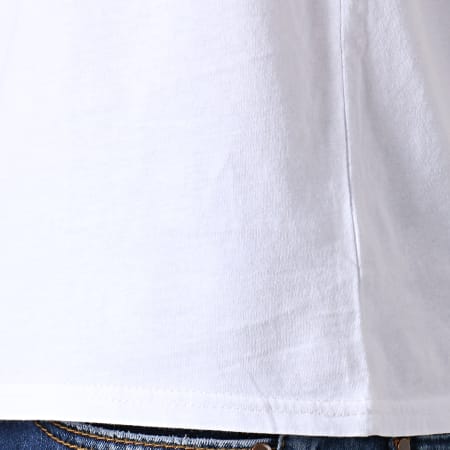 MTX - Tee Shirt Poche F1009 Blanc Bleu 