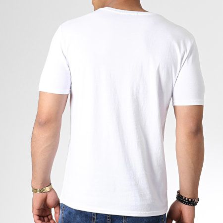 MTX - Tee Shirt F1010 Blanc Bleu Clair