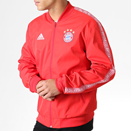 Adidas Performance - Veste Zippée FC Bayern Anthem DX9218 Rouge