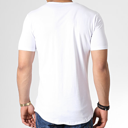 Ikao - Tee Shirt Oversize A Strass F549 Blanc