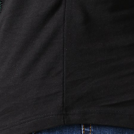 Ikao - Tee Shirt Oversize A Strass F549 Noir