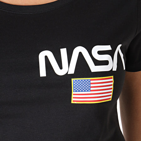 NASA - Tee Shirt Femme Logo Coeur Noir