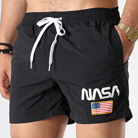 NASA - Short De Bain USA Noir