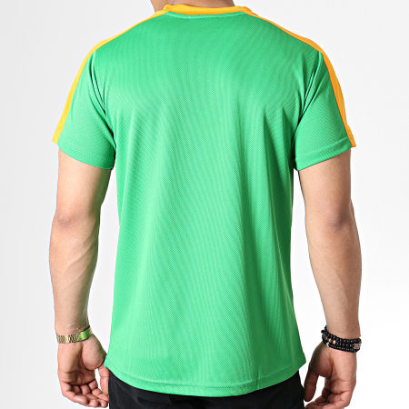 Okawa Sport - Tee Shirt De Sport A Bandes Olive Et Tom Hotdog Vert Orange