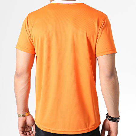Okawa Sport - Tee Shirt De Sport Olive Et Tom Price 1 Orange Blanc
