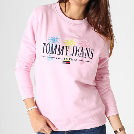Tommy Hilfiger - Sweat Crewneck Femme Summer Logo 6696 Rose
