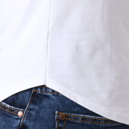 Uniplay - Tee Shirt Oversize A Strass ZS009 Blanc