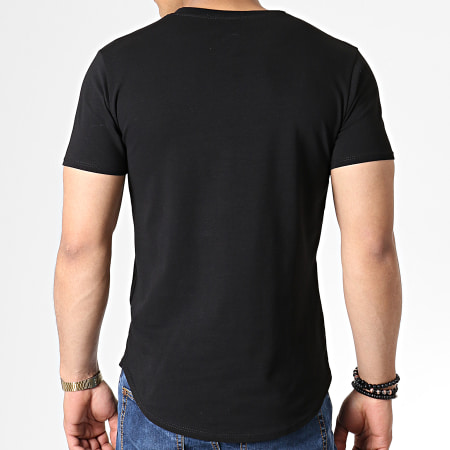 Uniplay - Tee Shirt Oversize A Strass ZS009 Noir