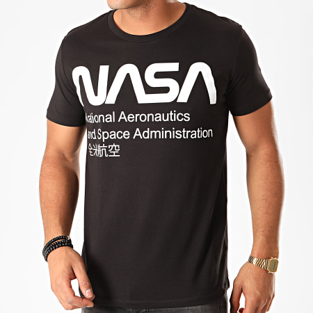 NASA - Tee Shirt Glow In The Dark Noir