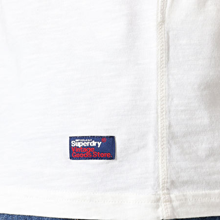 Superdry - Tee Shirt Shop Duo Mid M10138TU Ecru