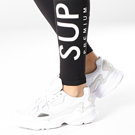 Superdry - Legging Femme Jaylah G70102MU Noir Blanc