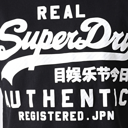 Superdry - Tee Shirt Reactive Classic M10131TU Noir