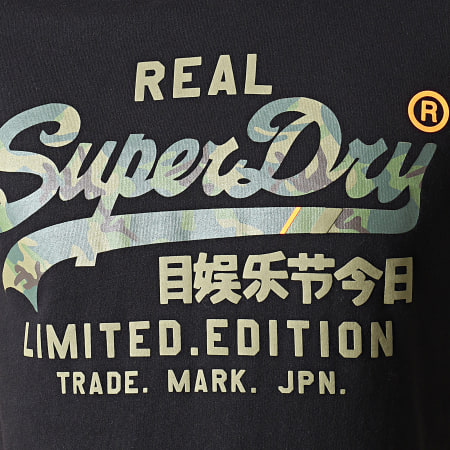 Superdry - Tee Shirt Vintage Logo Fero M10155TU Noir