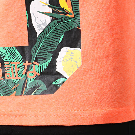 Superdry - Tee Shirt Osaka Mid M10125AU Orange Fluo