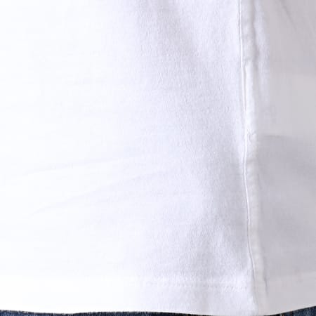 Superdry - Tee Shirt Orange Label Fluro Chestband M10166RU Blanc