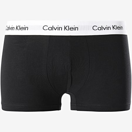Calvin Klein - Lot De 3 Boxers U2664G Blanc Noir Orange Bleu Clair