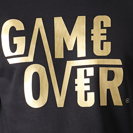 Game Over - Sweat Crewneck Game Over Noir Or