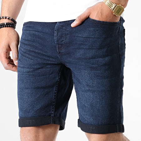Only And Sons - Short Jean Ply Bleu Brut