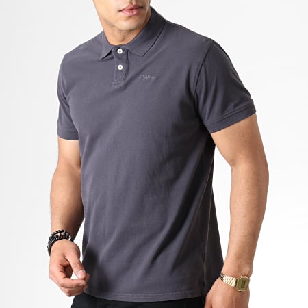 Pepe Jeans - Polo Manches Courtes Vincent PM541225 Gris Anthracite