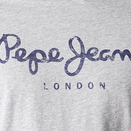 Pepe Jeans - Tee Shirt Demitri PM506539 Gris Chiné