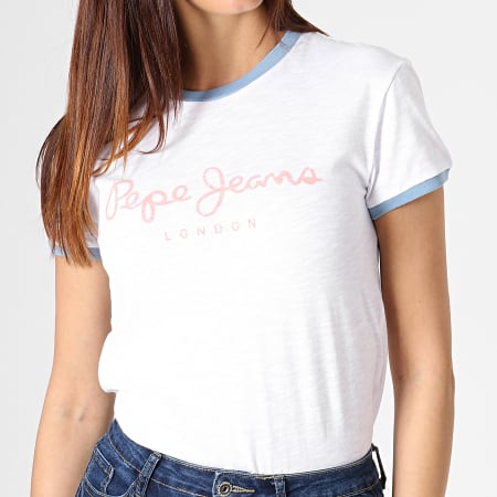 Pepe Jeans - Tee Shirt Femme Alex Blanc