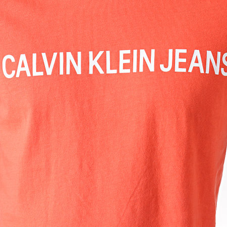 Calvin Klein - Tee Shirt Institutional Logo 7856 Corail