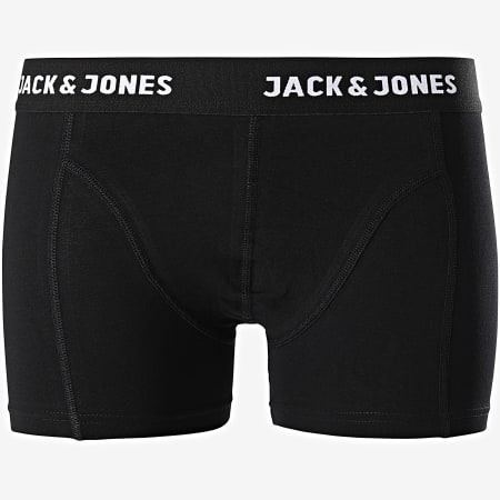 Jack And Jones - Lot De 3 Boxers Anthony Noir Gris Chiné Bleu Marine
