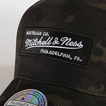 Mitchell and Ness - Casquette Trucker Multicam Noir Camouflage