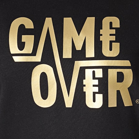 Game Over - Robe Femme Logo Noir Or