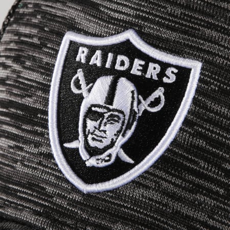 New Era - Casquette Engineered Fit Aframe Oakland Raiders 11941690 Gris Chiné