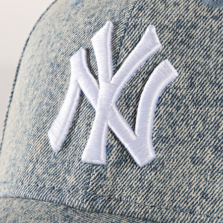 New Era - Casquette Femme 9Forty Denim Washed New York Yankees Bleu