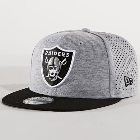New Era - Casquette Snapback 9Fifty Shadow Tech Oakland Raiders Gris Chiné