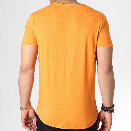 Tommy Hilfiger - Tee Shirt Essential Jaspe 4792 Orange Chiné