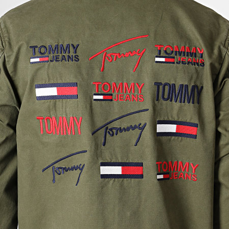 Tommy Jeans - Veste Cargo 6489 Vert Kaki