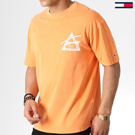 Tommy Jeans - Tee Shirt Washed Graphic 6598 Orange