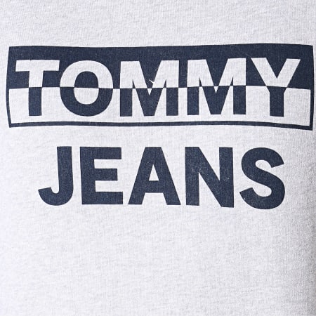Tommy Jeans - Sweat Crewneck Split Block Logo 6674 Gris Chiné