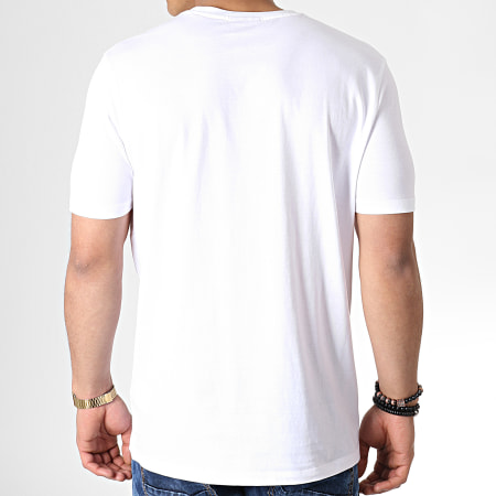 HUGO - Tee Shirt Reverse Logo Dero193 50413163 Blanc