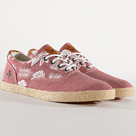 Classic Series - Chaussures Churchill Rouge Floral